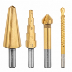 Зенкова свердло, комплект 4 шт.