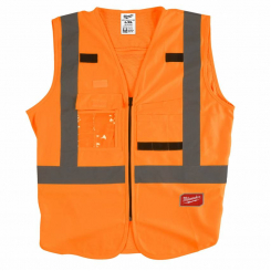 Жилет помаранчевий MILWAUKEE, сигнального забарвлення (2XL / 3XL) 1