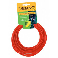 Жилка для мотокоси, кручений профіль 15м, 3мм