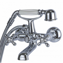 Змішувач ARNO 1/2" для ванни вилив поворотний дивертор вбудований картриджний CORSO (FE-2C152C) (9679200)