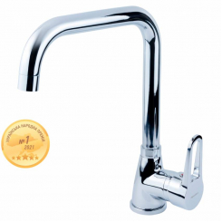 Змішувач HL Ø35 для кухні Г-гусь на гайці AQUATICA (HL-4B230C)