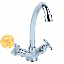 Змішувач QN 1/2" для кухні економ на шпильці AQUATICA (QN-2B158C)