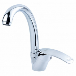 Змішувач SL Ø40 для кухні гуска вухо на гайці TAU (SL-4B143C)