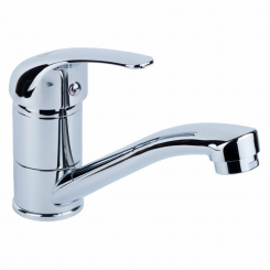 Змішувач TN Ø35 для кухні гусак прямий 150мм на шпильці TAU (TN-2B142C)