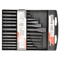 Зубило, кернер та пробійник YATO, Набір 12ін. [10/20]