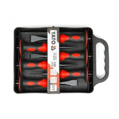 Зубило та пробійник з протектором YATO, Набір 6ін. l=180мм [10/20]