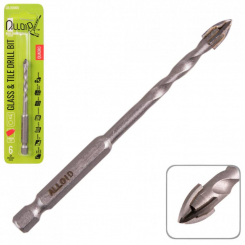 Alloid. Свердло по склу та кераміці QUADRO 12мм, хвостовик HEX 1/4", L=120mm (GB-20012)