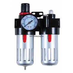 блок підготовки повітря (фільтр, редуктор, манометр, маслозбагачувач)