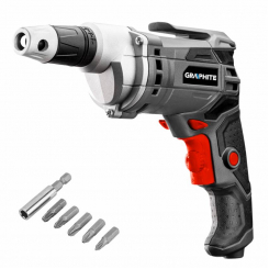 дриль-шуруповерт 520 Вт, швидкість 0-4200 об/хв, кейс для перенесення