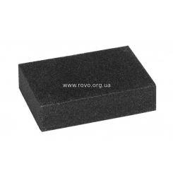 губка шліфувальна крупнозерниста 100*70*25мм (зерно 40/60)