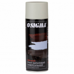Ґрунт аерозольний акриловий 400мл RAL 7015 сірий SIGMA (2737521)