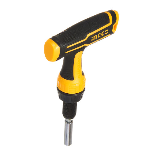 викрутка Т-подібна з набором насадок та головок 47 од. INGCO